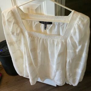 BCBG Maxazria Cream Blouse